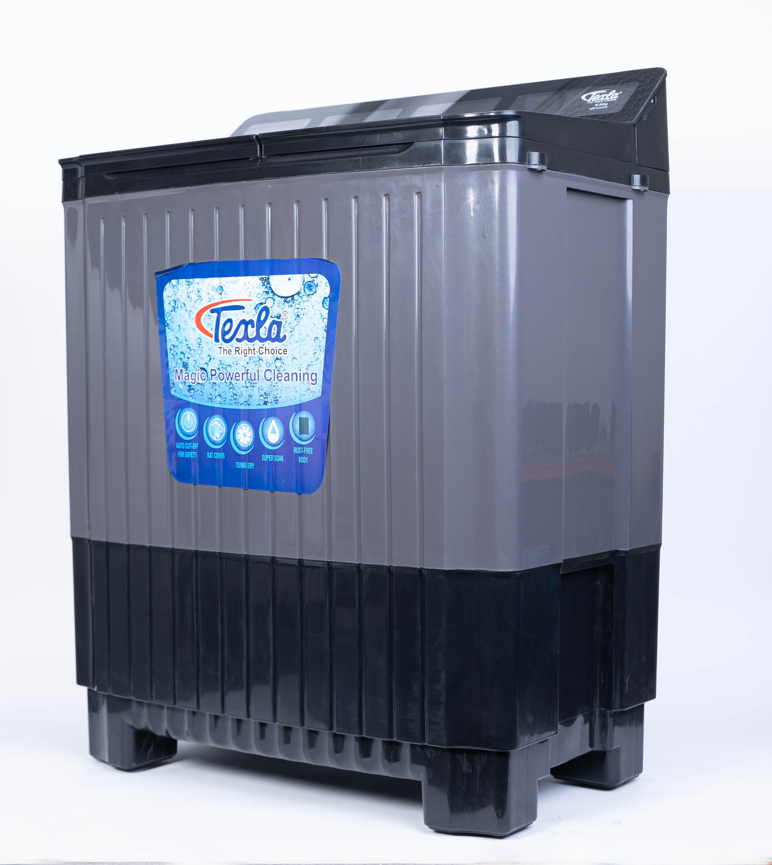 Texla Washing Machine - 8.0 KG - Model (8055)