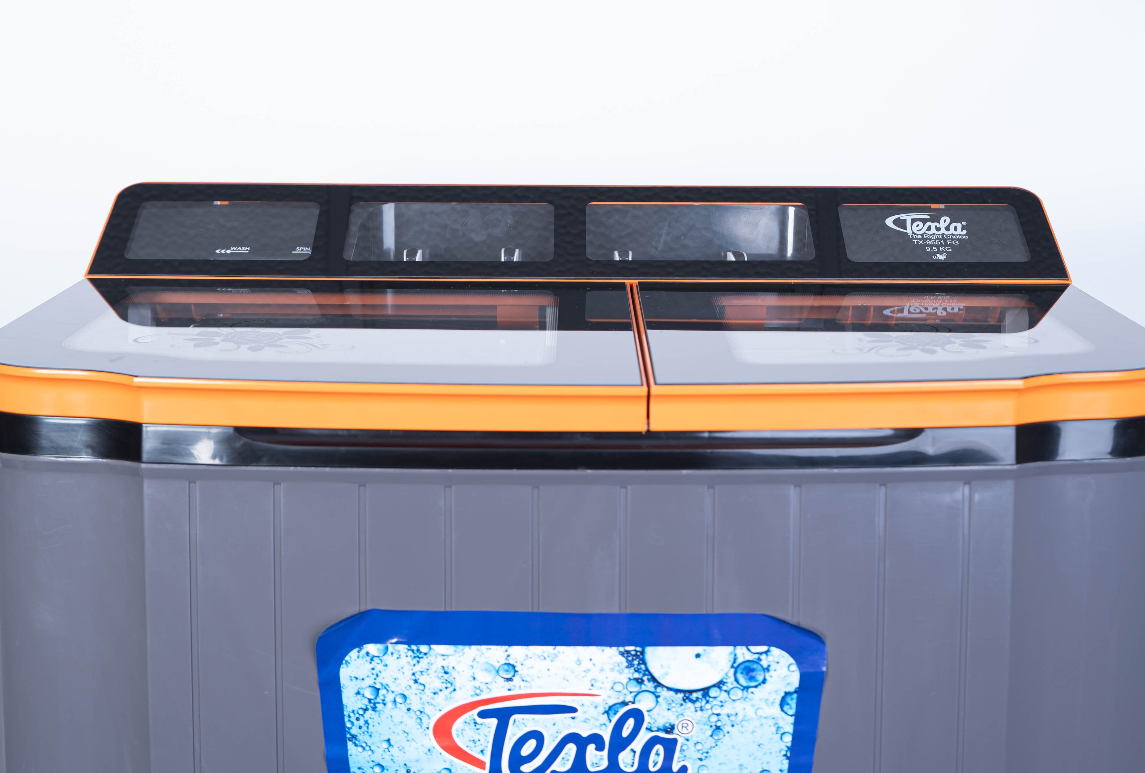 Texla Washing Machine - 9.5 KG - Model (8551)