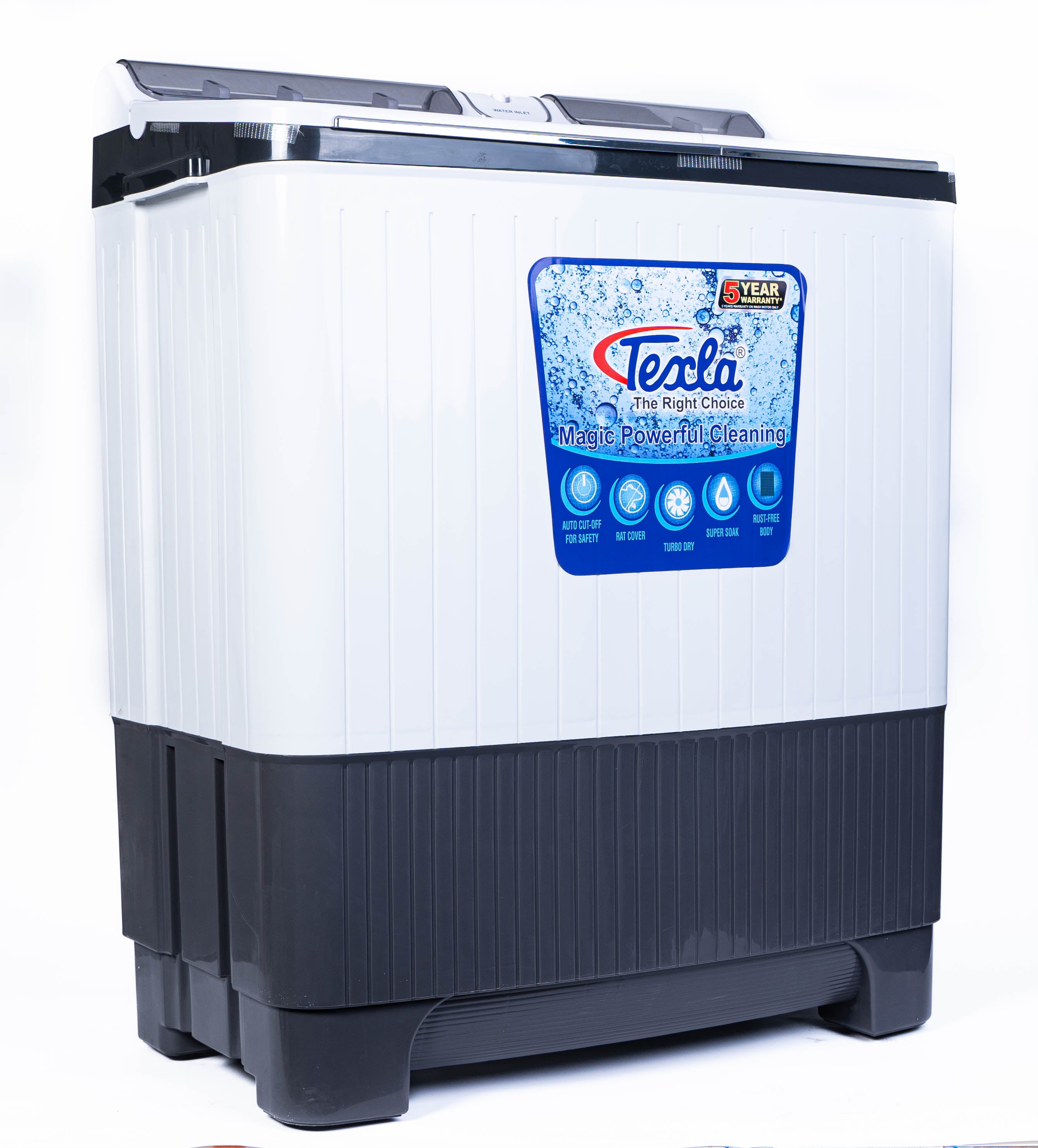 Texla Washing Machine - 8.5 KG - Model (8544)