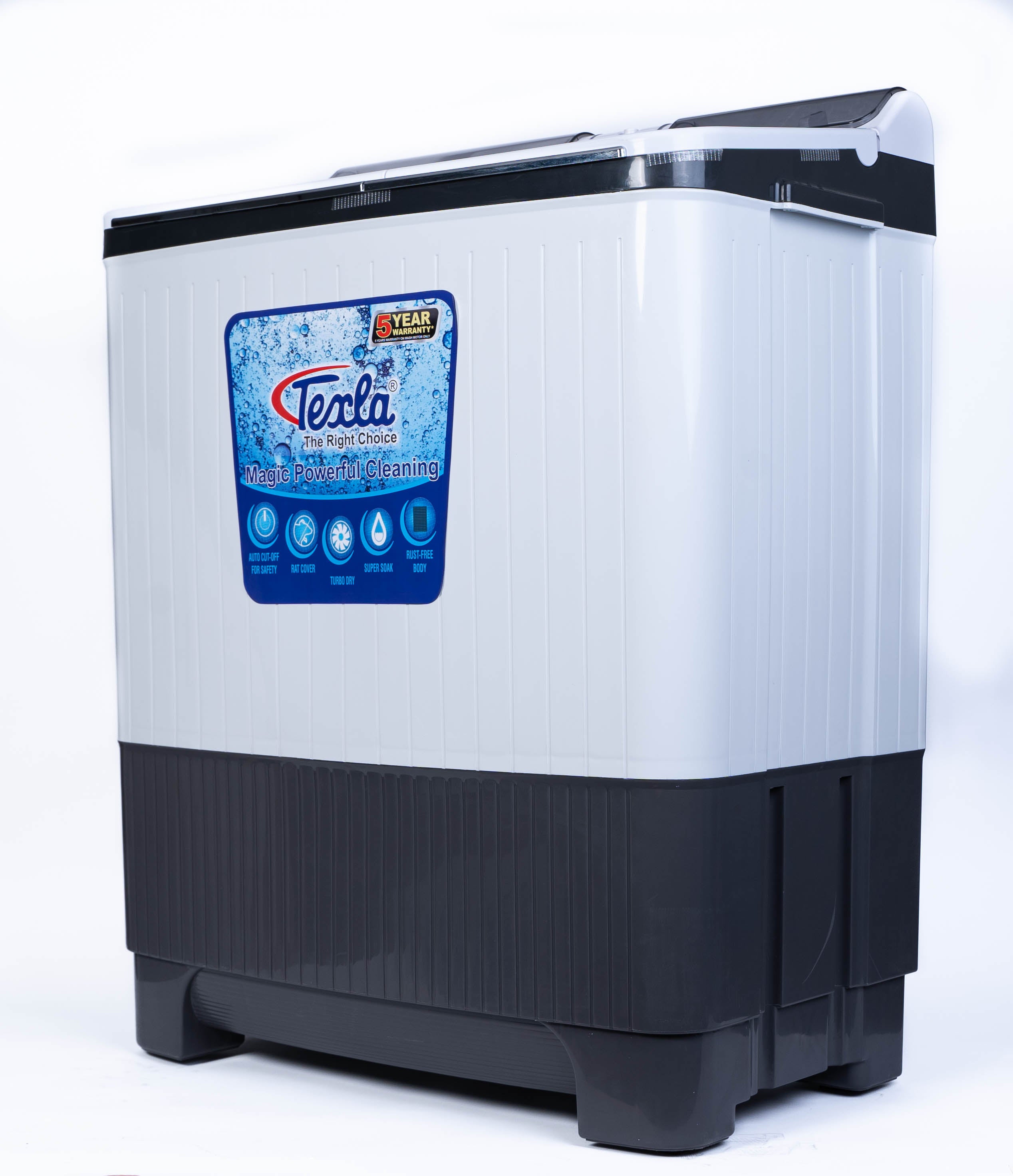 Texla Washing Machine - 8.5 KG - Model (8544)