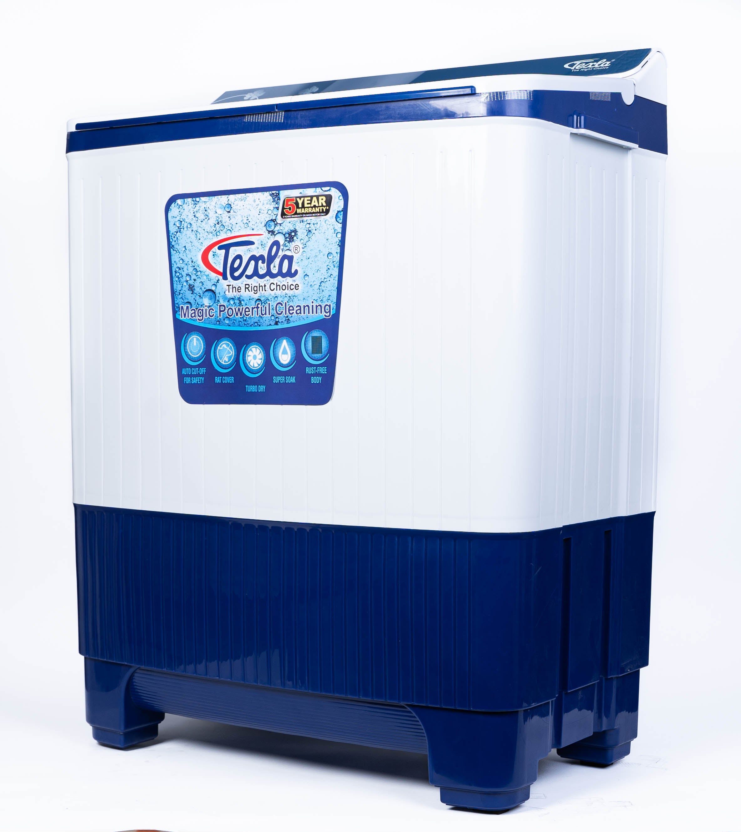 Texla Washing Machine : 9.0 KG - Model (9011)