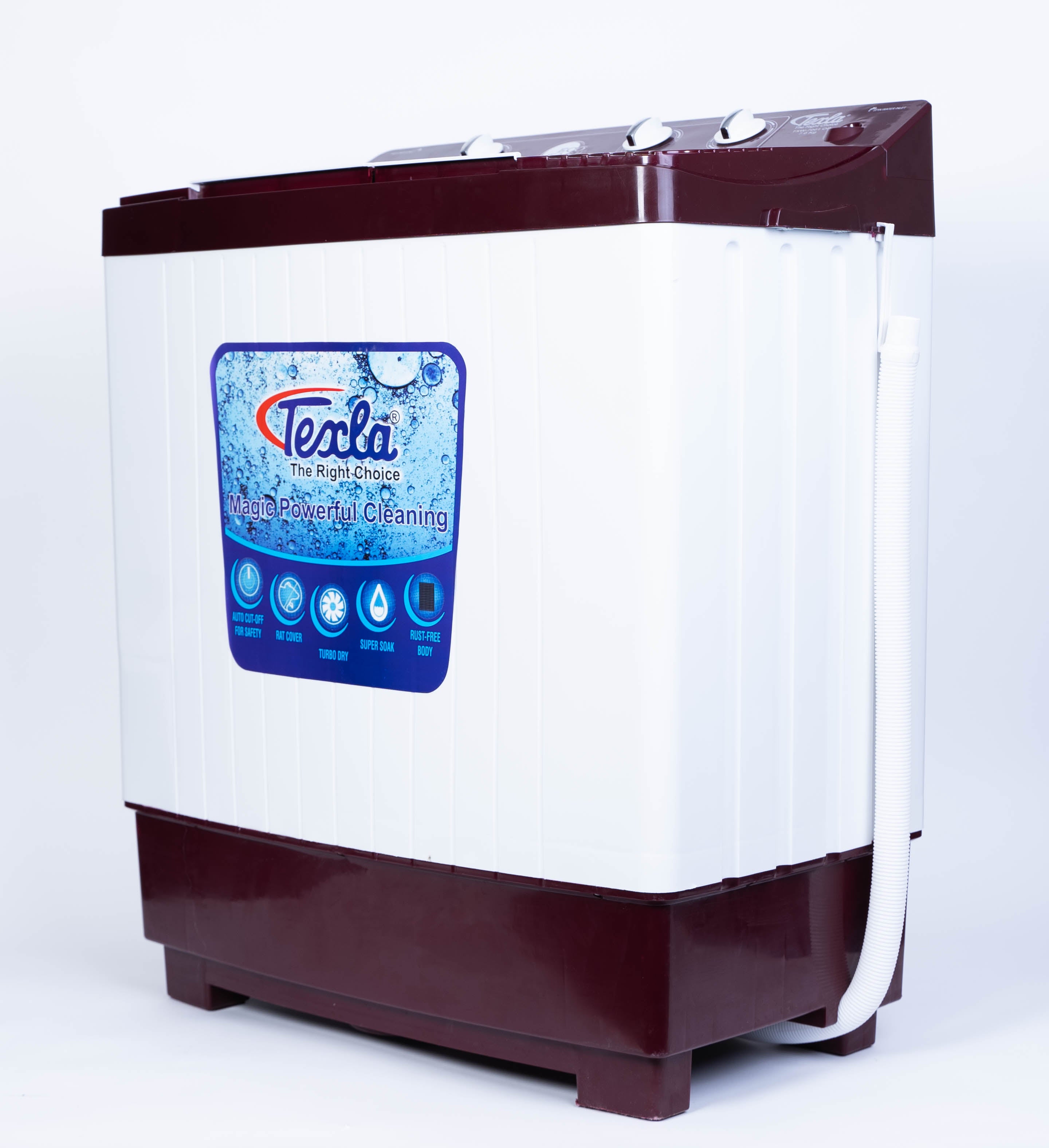 Texla washing machine - 7.0 KG - Model (7001TP)