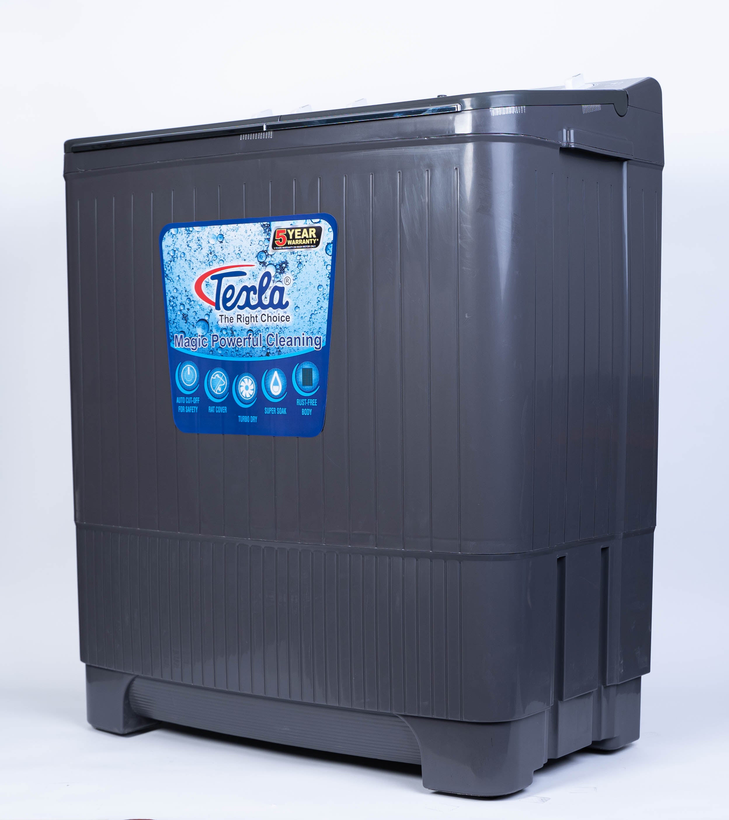 Texla Washing Machine-8.0 KG - Model (8051)